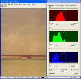 Scan of snapshot taken 1980 in Wardrick Wells, Bahamas